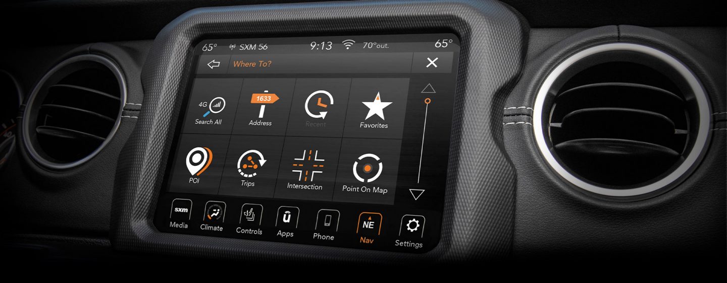 2023 Jeep® Gladiator Technology Uconnect®, Carplay & More